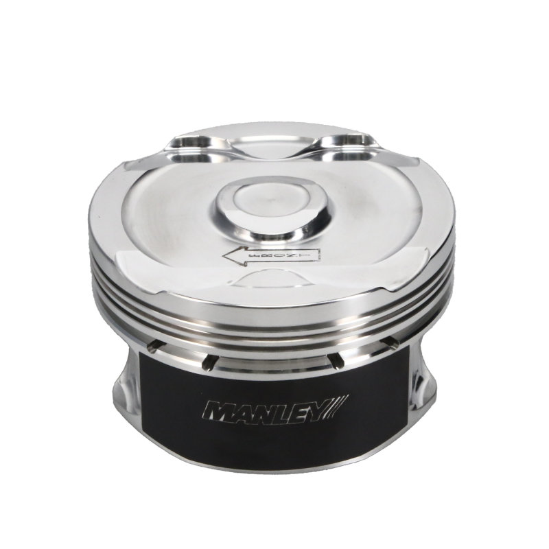 Ford Coyote Piston Set - Manley Performance - 2618 Alloy Forgings + -6cc Dish 3.667in Bore 10:1 CR Platinum - `18-`27